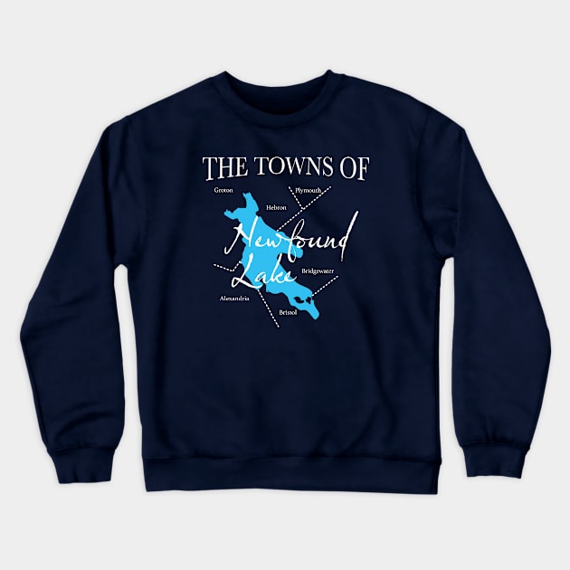 The Towns of Newfound Lake Crewneck Sweatshirt by Ski Classic NH